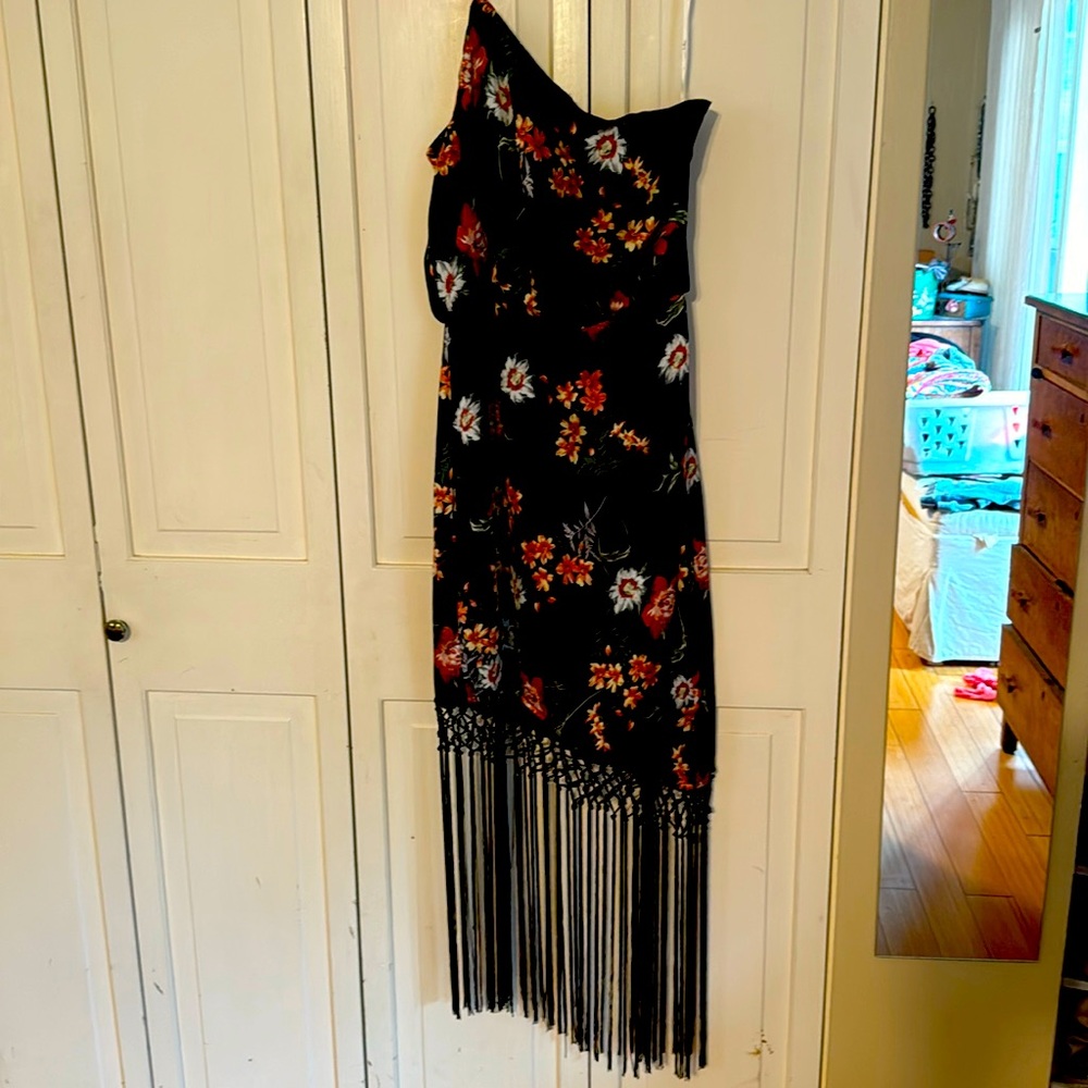 lulus Lets Be Fringe dress